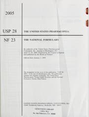Tapa de The United States Pharmacopeia : USP 28 : the National Formulary : NF 23 : by authority of the United States Pharmacopeial Convention, Inc., meeting at Washington, D.C., April 12-16, 2000