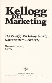 Tapa de Kellogg on marketing