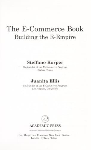 Tapa de The E-commerce Book