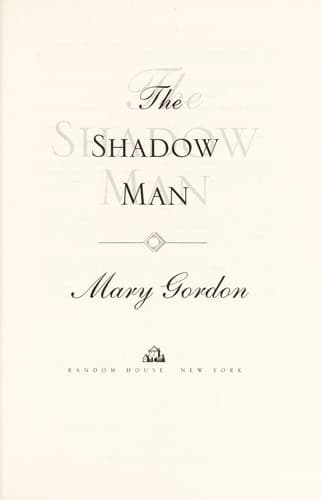 Tapa de The shadow man