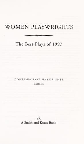 Tapa de Women playwrights