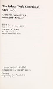 Tapa de The Federal Trade Commission since 1970