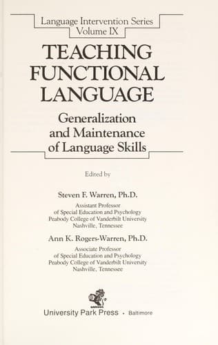 Tapa de Teaching functional language