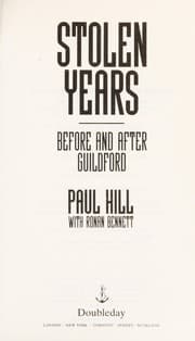 Tapa de Stolen Years