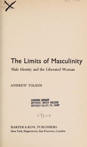Tapa de The limits of masculinity