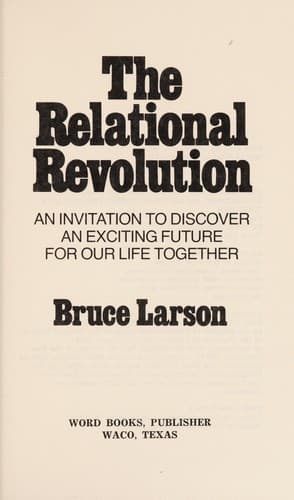 Tapa de The relational revolution
