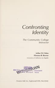 Tapa de Confronting identity: the community college instructor