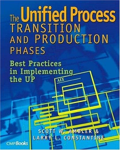 Tapa de Unified Process Transition and Production Phases