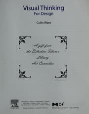 Tapa de Visual thinking for design