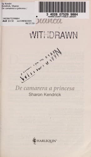 Tapa de De camarera a princesa