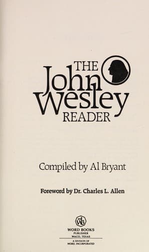 Tapa de The John Wesley reader