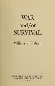 Tapa de War and/or survival