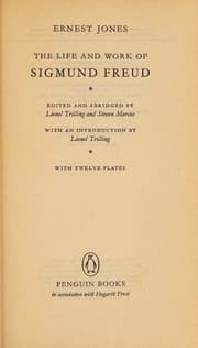Tapa de Life and Work of Sigmund Freud (Pelican Biographies)