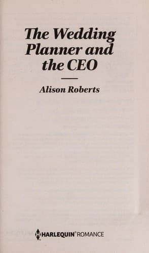 Tapa de The Wedding Planner and the CEO