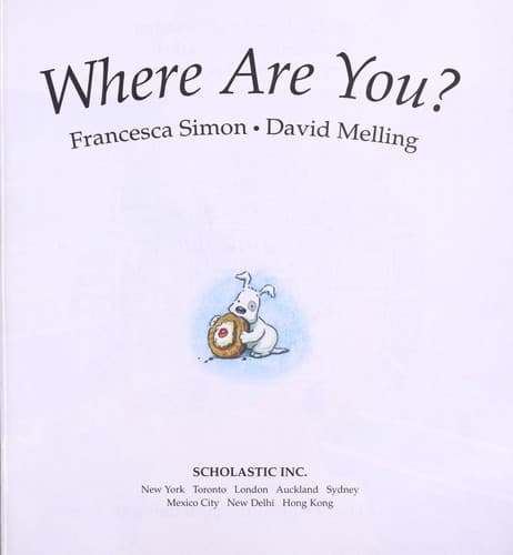 Tapa de Where are you