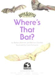 Tapa de Where's that bat?