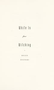 Tapa de White Is for Witching