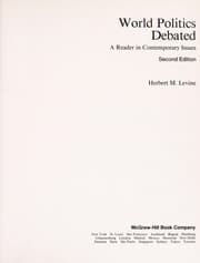 Tapa de World politics debated : a reader in contemporary issues