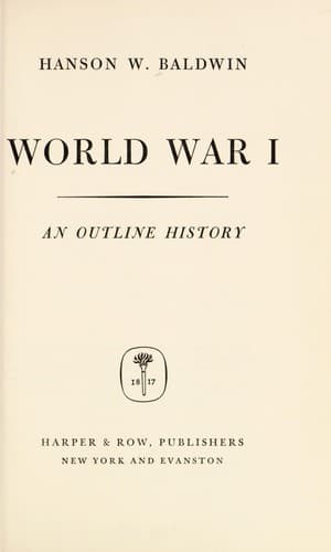 Tapa de World War I