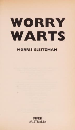 Tapa de Worry Warts