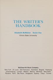 Tapa de The writer's handbook