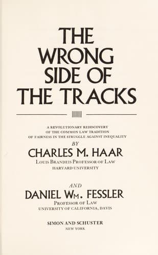 Tapa de The wrong side of the tracks