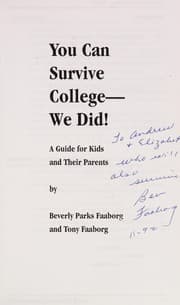 Tapa de You can survive college-- we did!