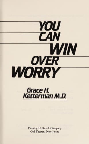 Tapa de You can win over worry