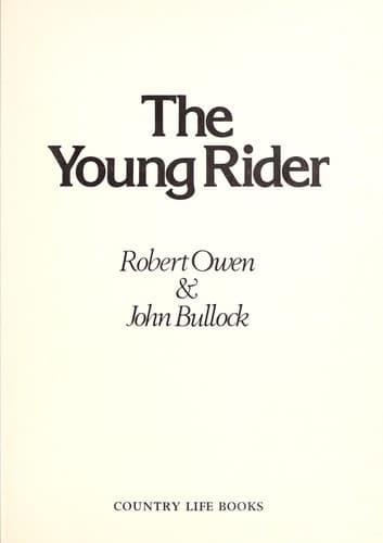 Tapa de The young rider