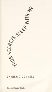 Tapa de Your secrets sleep with me