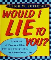Tapa de Would I lie to you?
