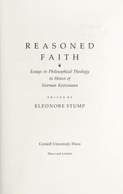 Tapa de Reasoned faith