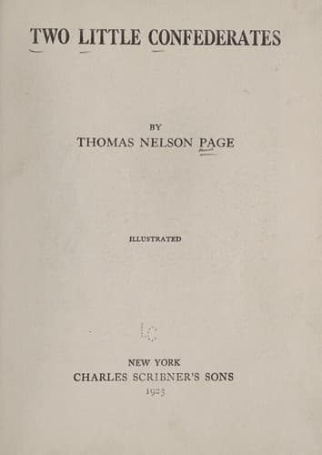 Tapa de Two little confederates