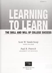 Tapa de Learning to learn
