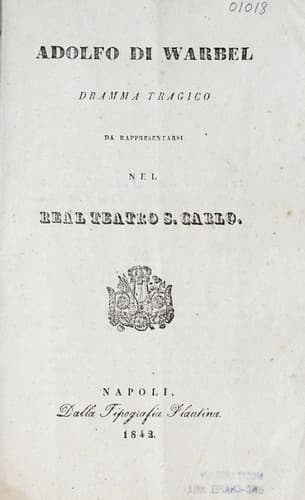 Tapa de Adolfo di Warbel