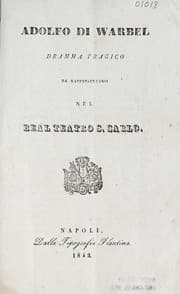 Tapa de Adolfo di Warbel