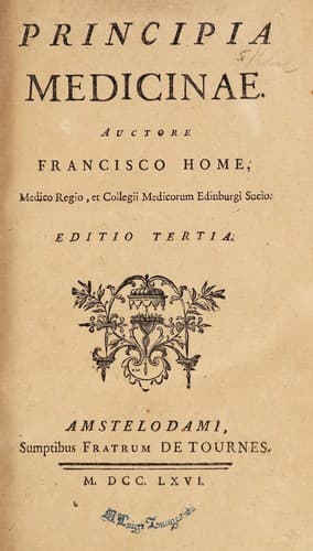 Tapa de Principia medicinae