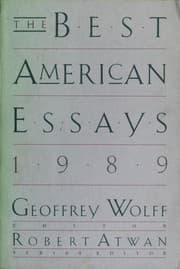 Tapa de The Best American Essays, 1989 (Best American Essays)