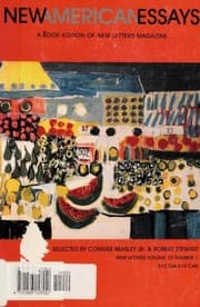Tapa de New American essays