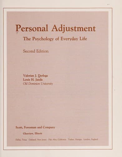 Tapa de Personal adjustment