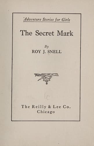 Tapa de The secret mark