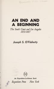 Tapa de An End and a Beginning