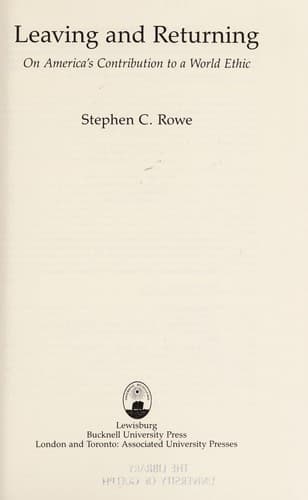 Tapa de Leaving and returning