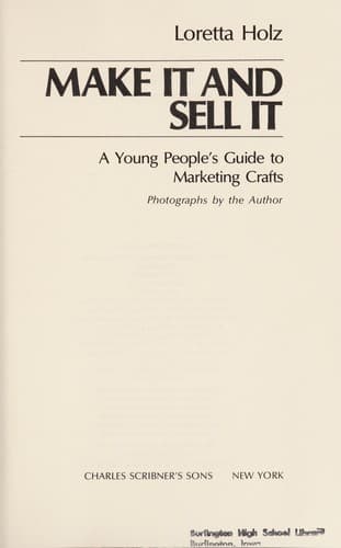 Tapa de Make it and sell it