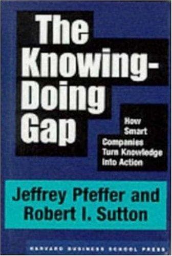 Tapa de The Knowing-Doing Gap