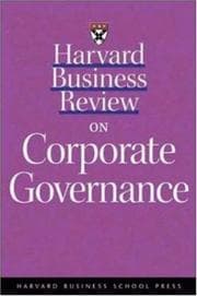 Tapa de Harvard business review on corporate strategy