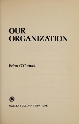 Tapa de Our organization
