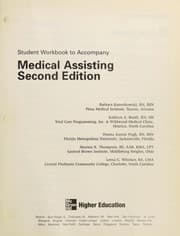 Tapa de Student Workbook to Accompany Medical Assisting