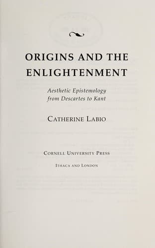 Tapa de Origins and the Enlightenment
