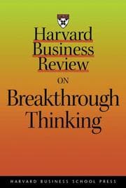 Tapa de Harvard Business Review on Breakthrough Thinking